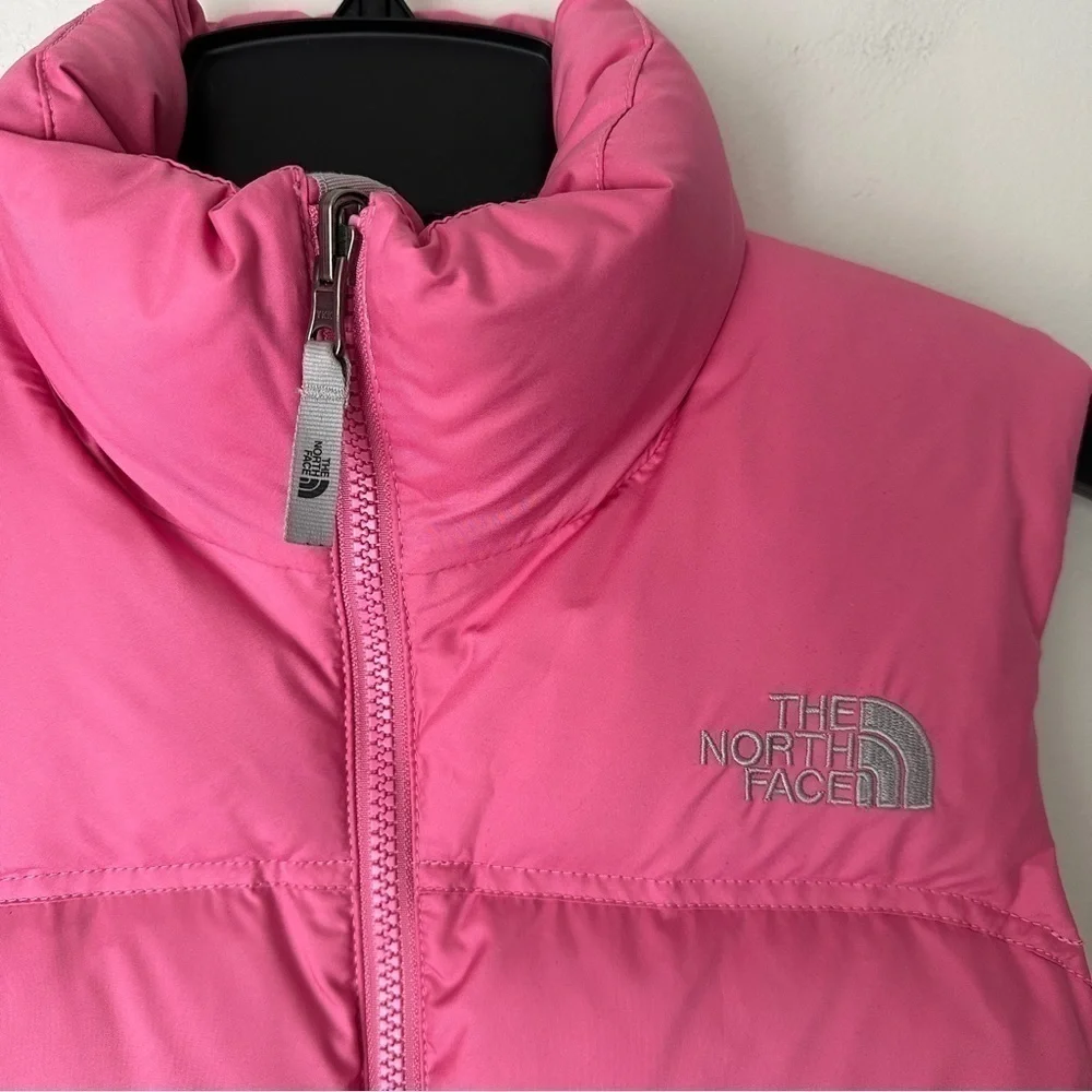 The North Face Goose Down 700 Puffer Jacket Vest in Pink size XS